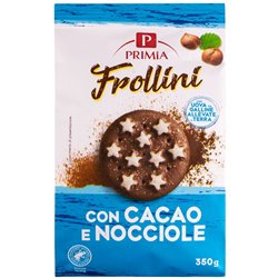 Frollini al cacao con nocciole