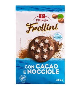 Frollini al cacao con nocciole