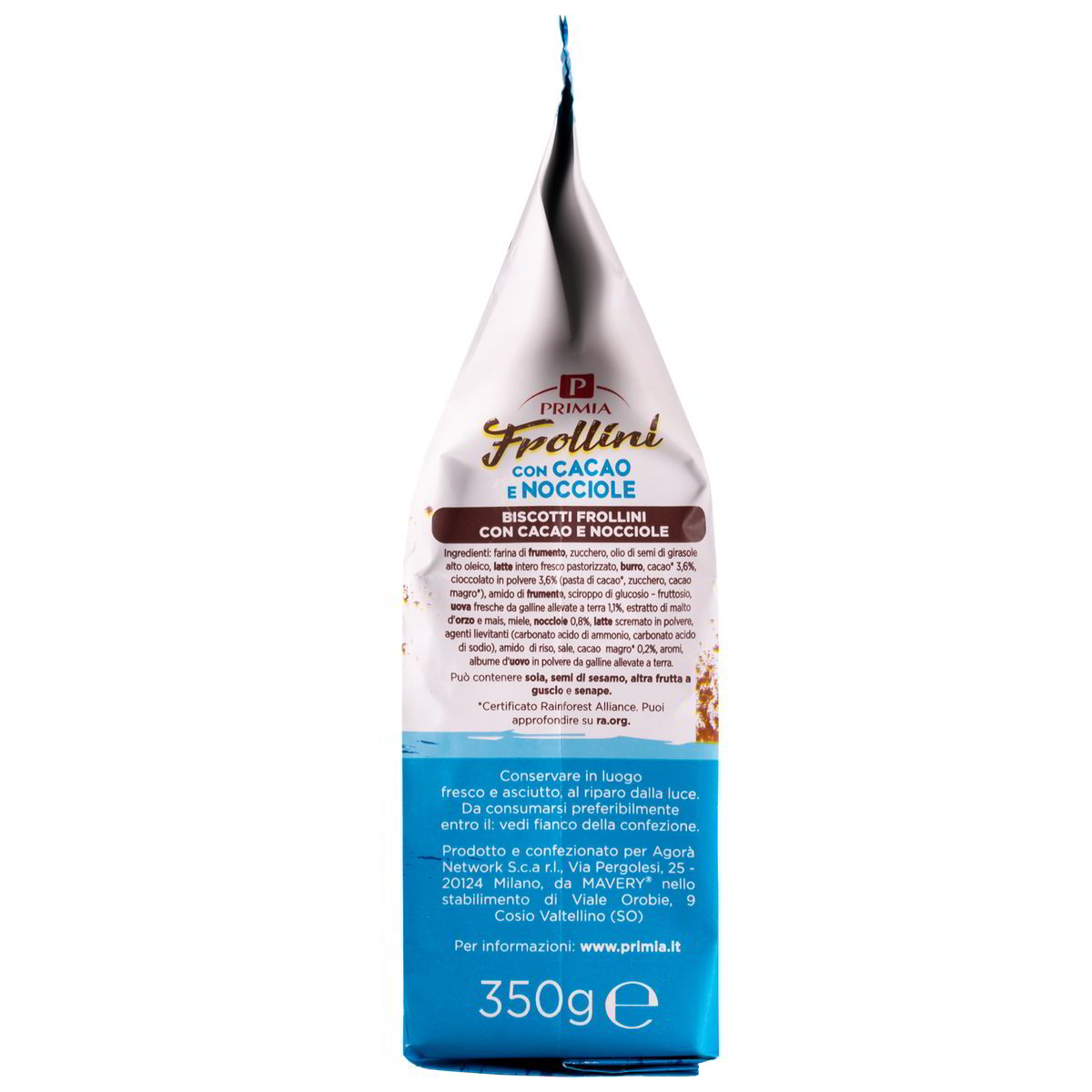 Frollini al cacao con nocciole