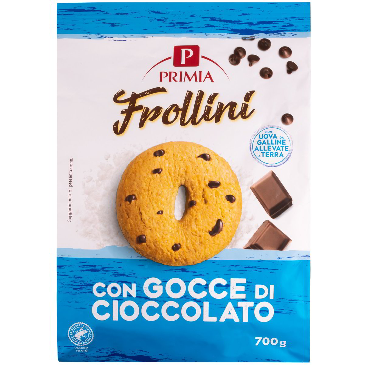 Frollini con gocce di cioccolato