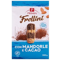 Frollini con mandorle e cacao