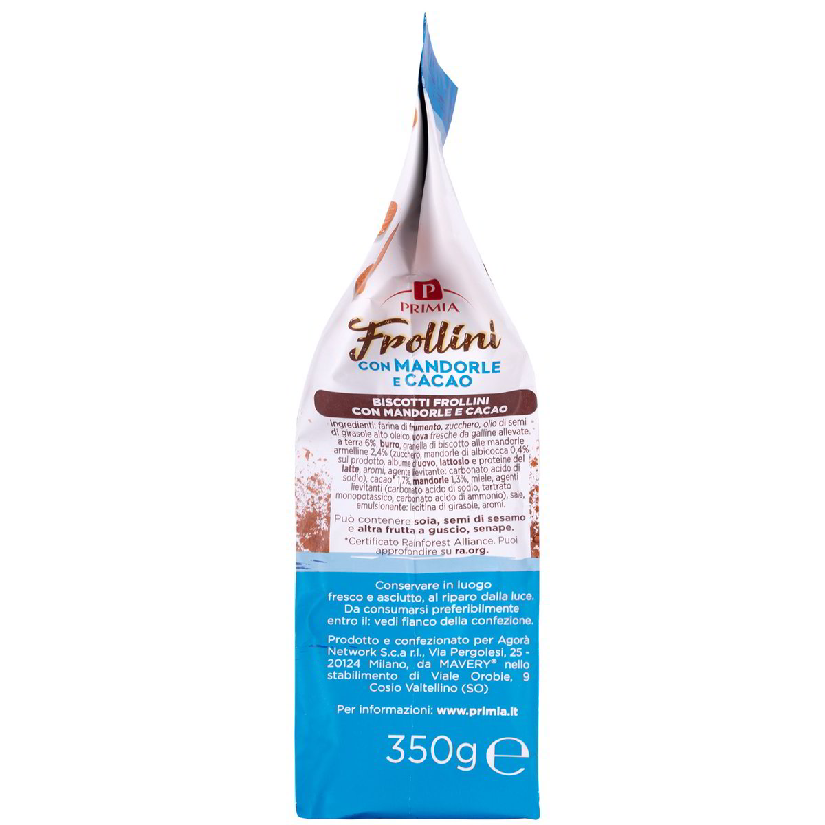 Frollini con mandorle e cacao