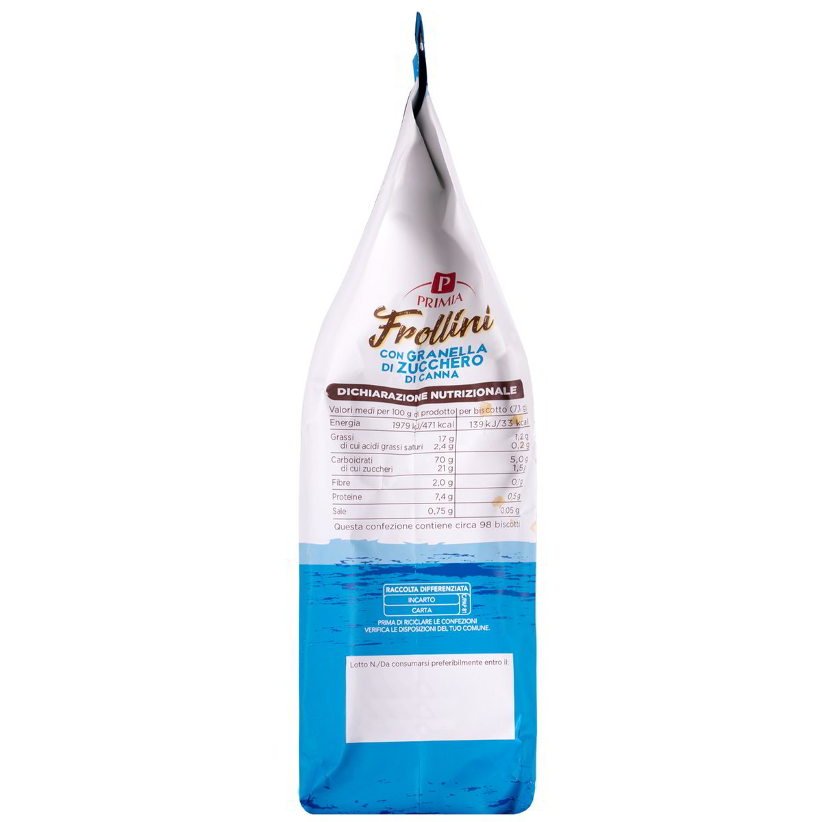 Frollini con granella di zucchero