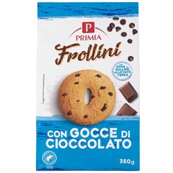 Frollini con gocce di cioccolato