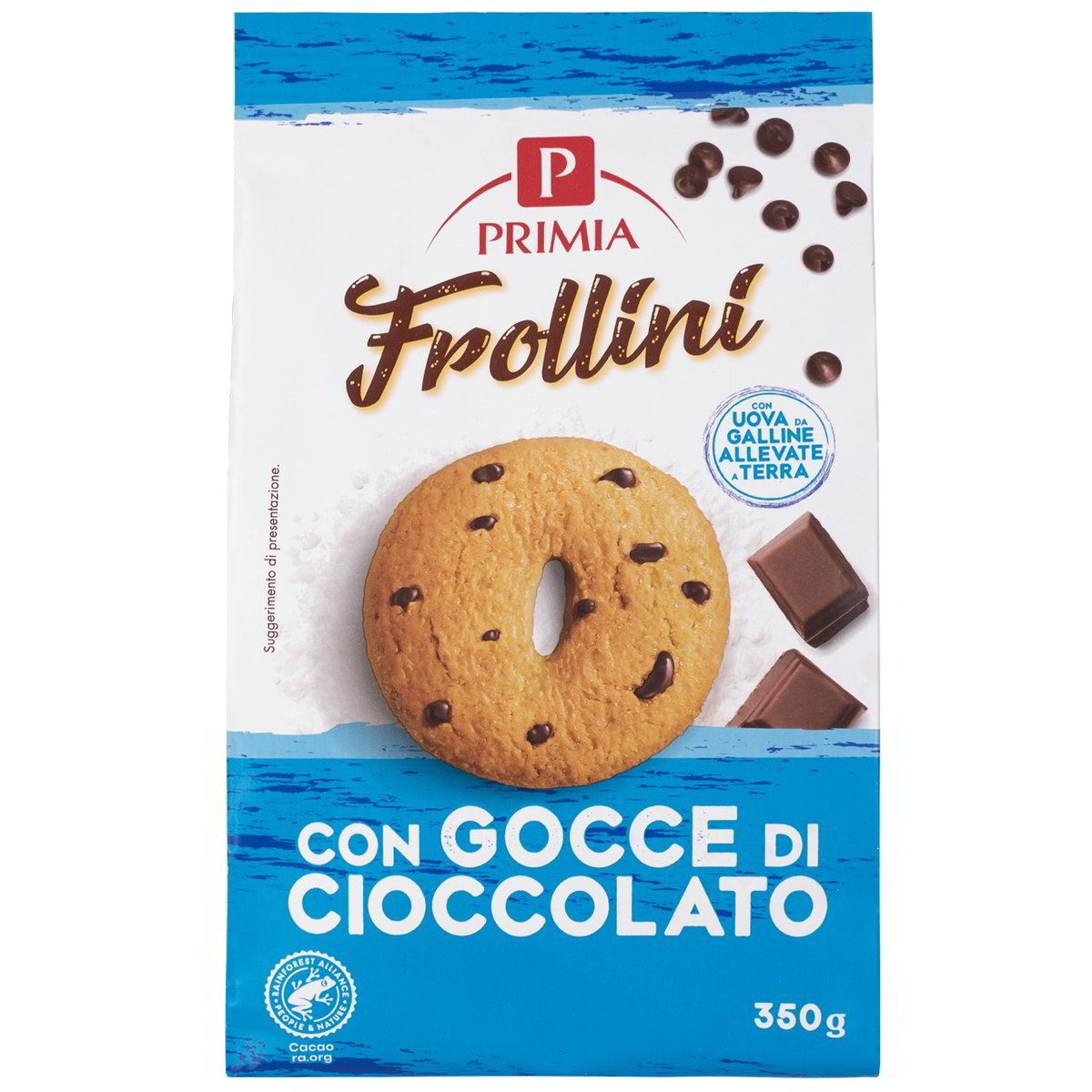 Frollini con gocce di cioccolato