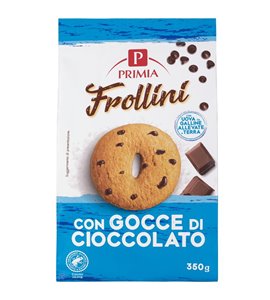 Frollini con gocce di cioccolato