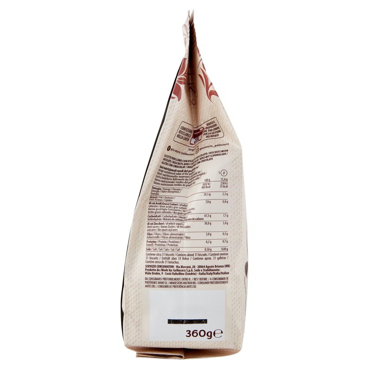 Frolla Con Cioccolato In Pezzi