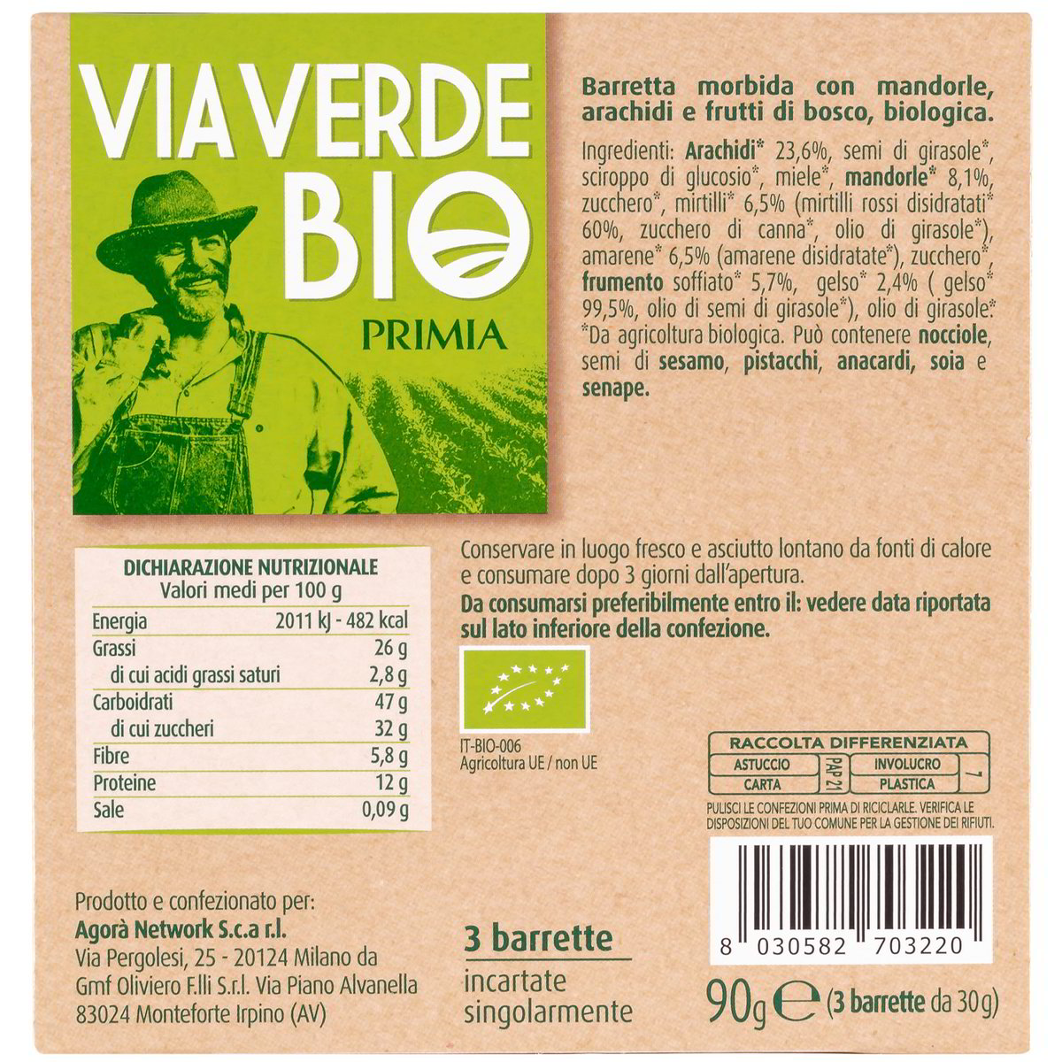 Barrette Via Verde Bio