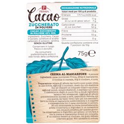 Cacao zuccherato in polvere