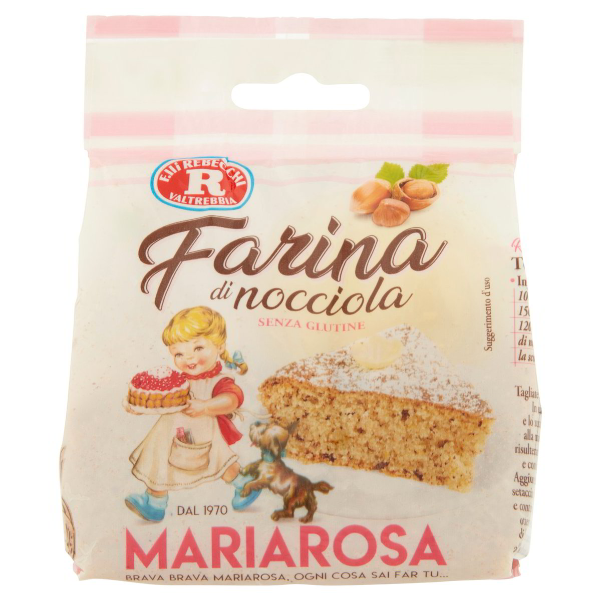 Rebecchi Farina di nocciola per torte e dolci