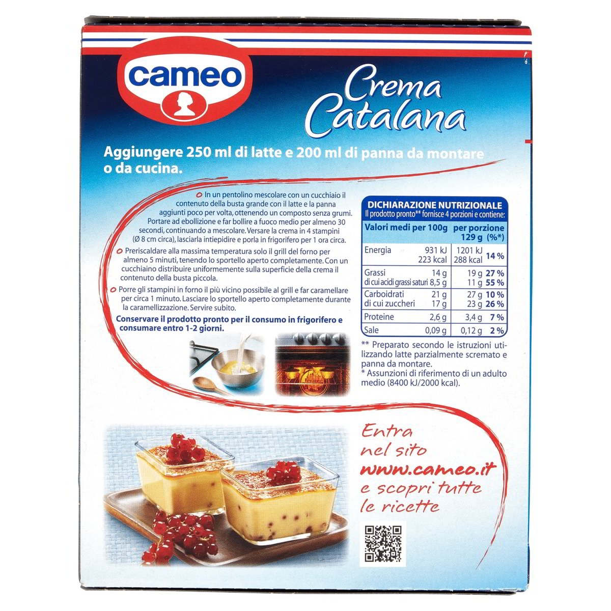 Cameo Preparato per crema catalana