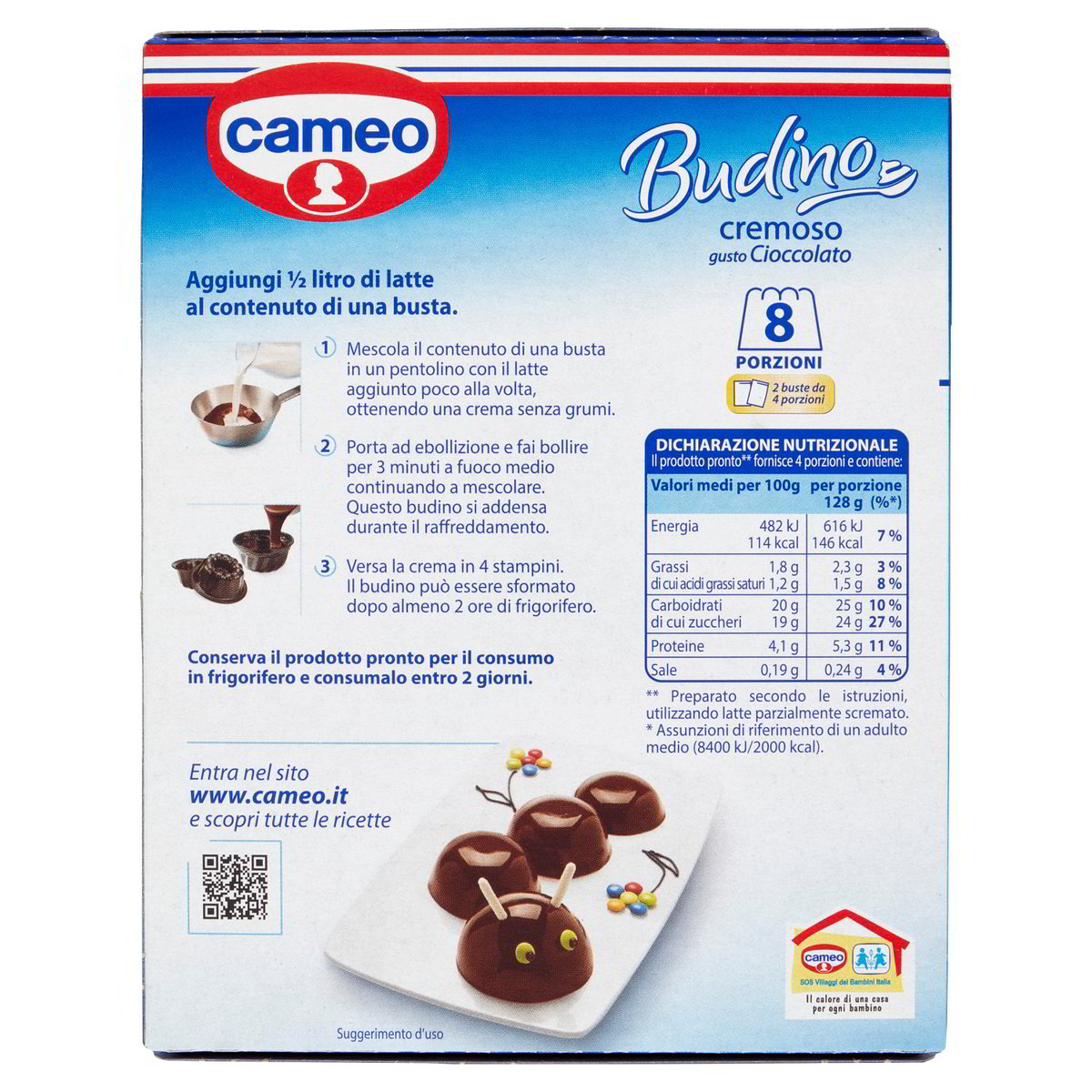 Preparato per budino Cremoso Al cioccolato