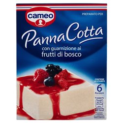 Preparato per Panna Cotta ai frutti di bosco
