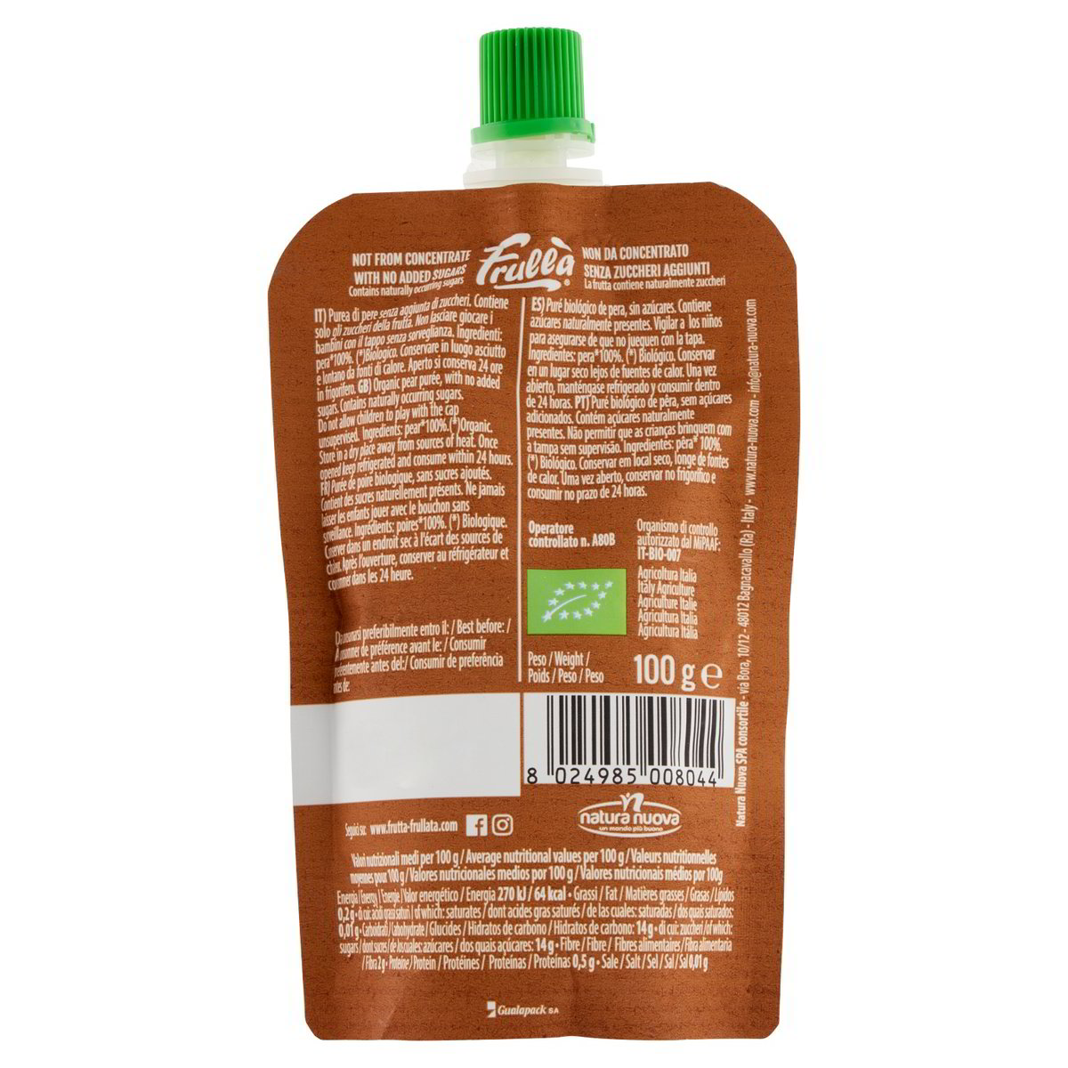 Frullato biologico Pera