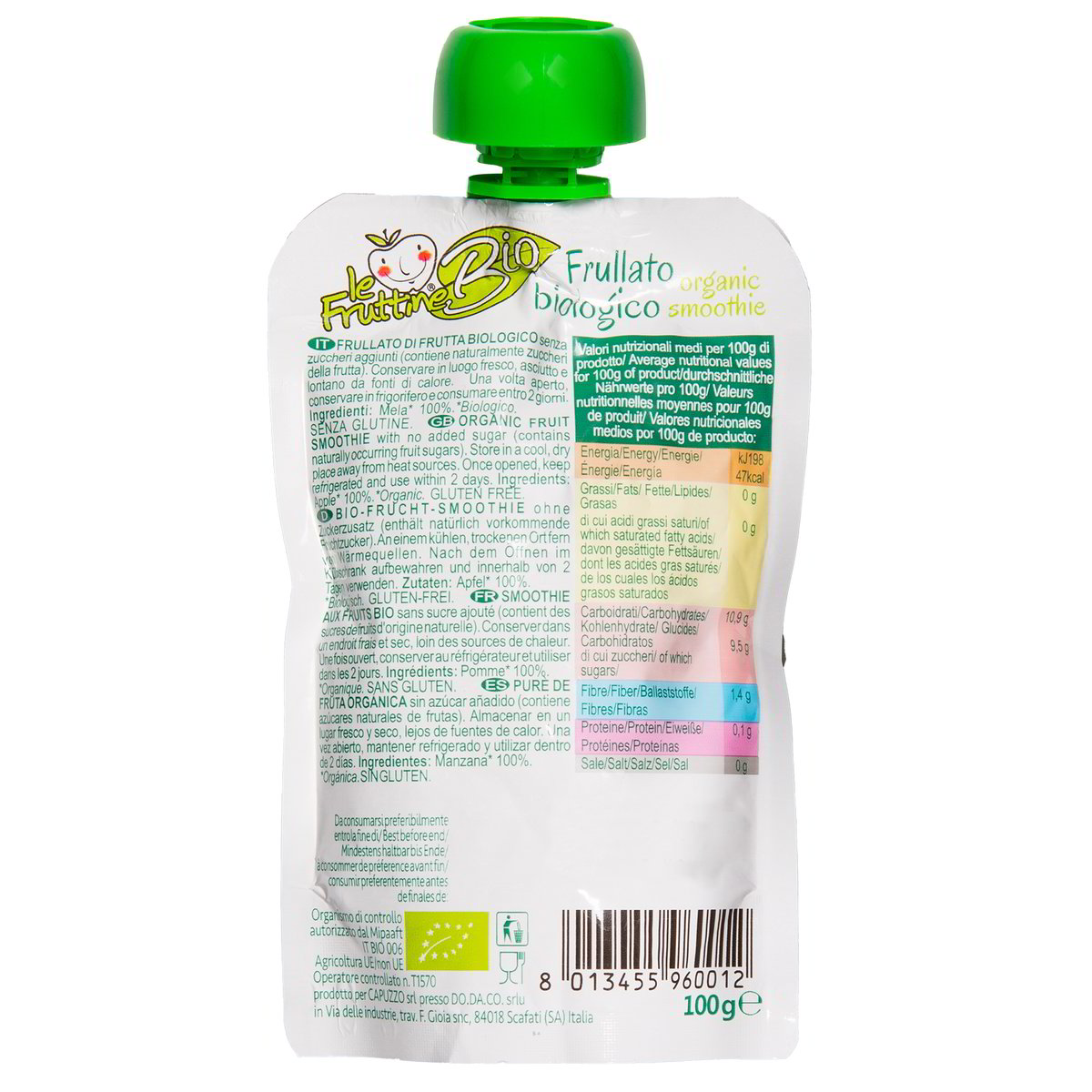 Frullato biologico Mela