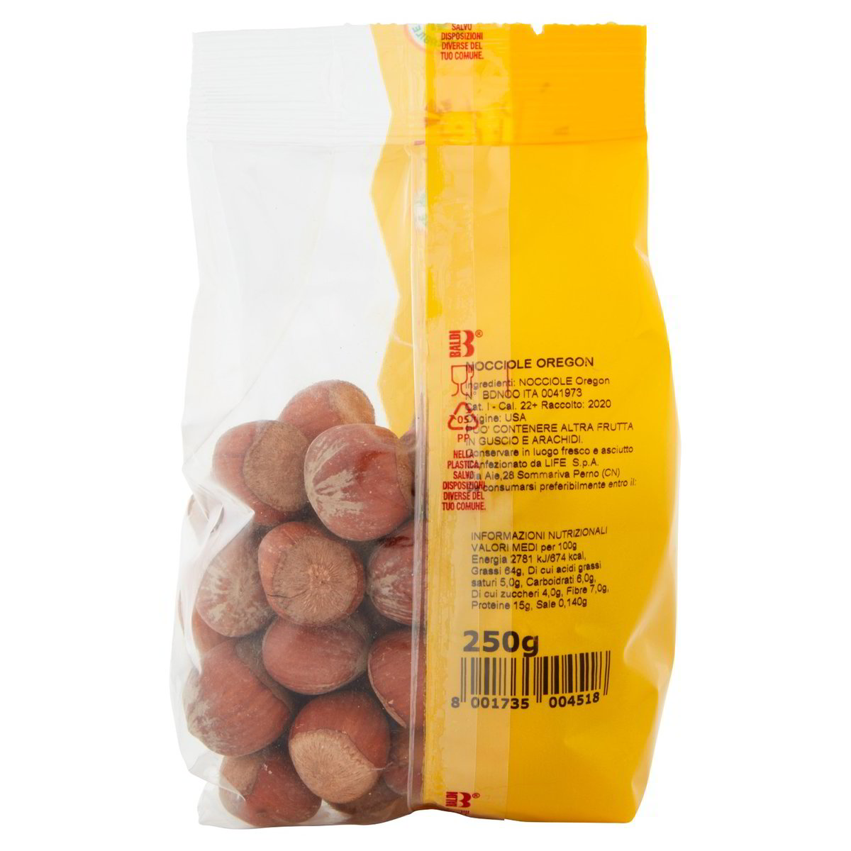 Life Nocciole in guscio Oregon