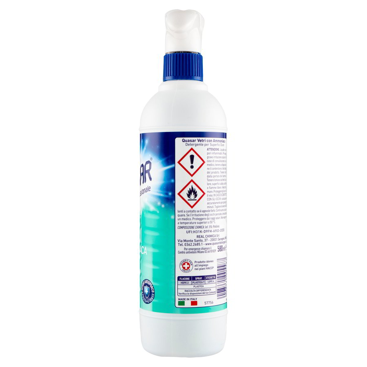 Quasar Detergente spray per vetri