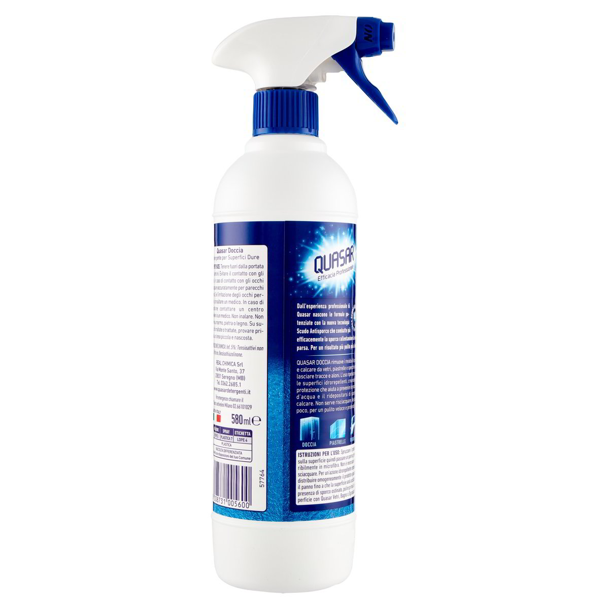 Quasar Detergente spray per doccia e vetri