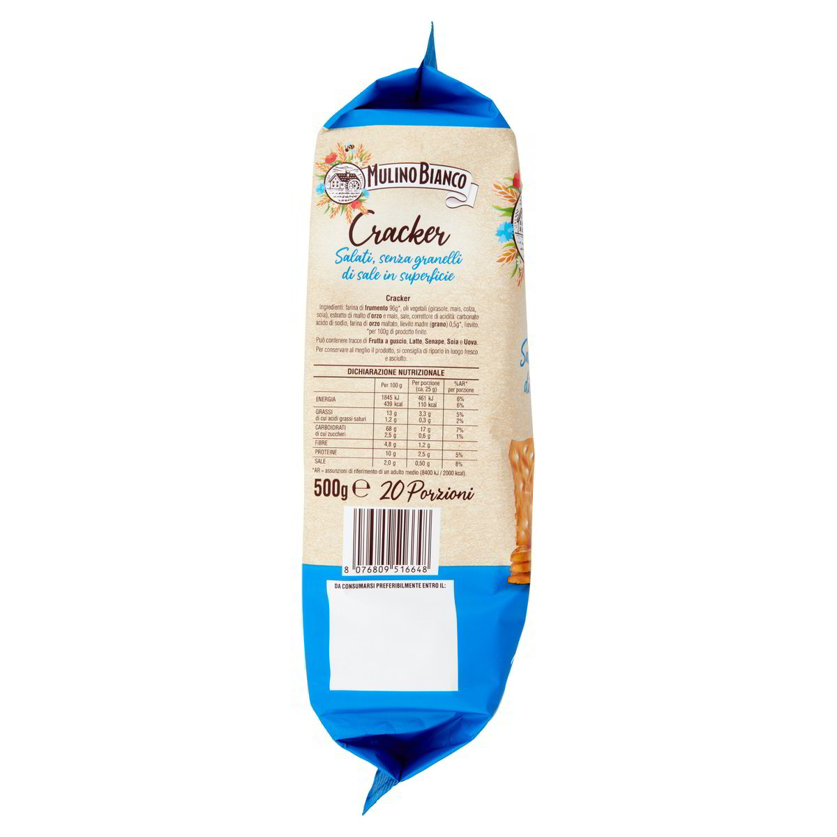 Cracker Salati Senza Granelli Di Sale In Superficie