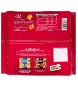 Cracker salati in superficie