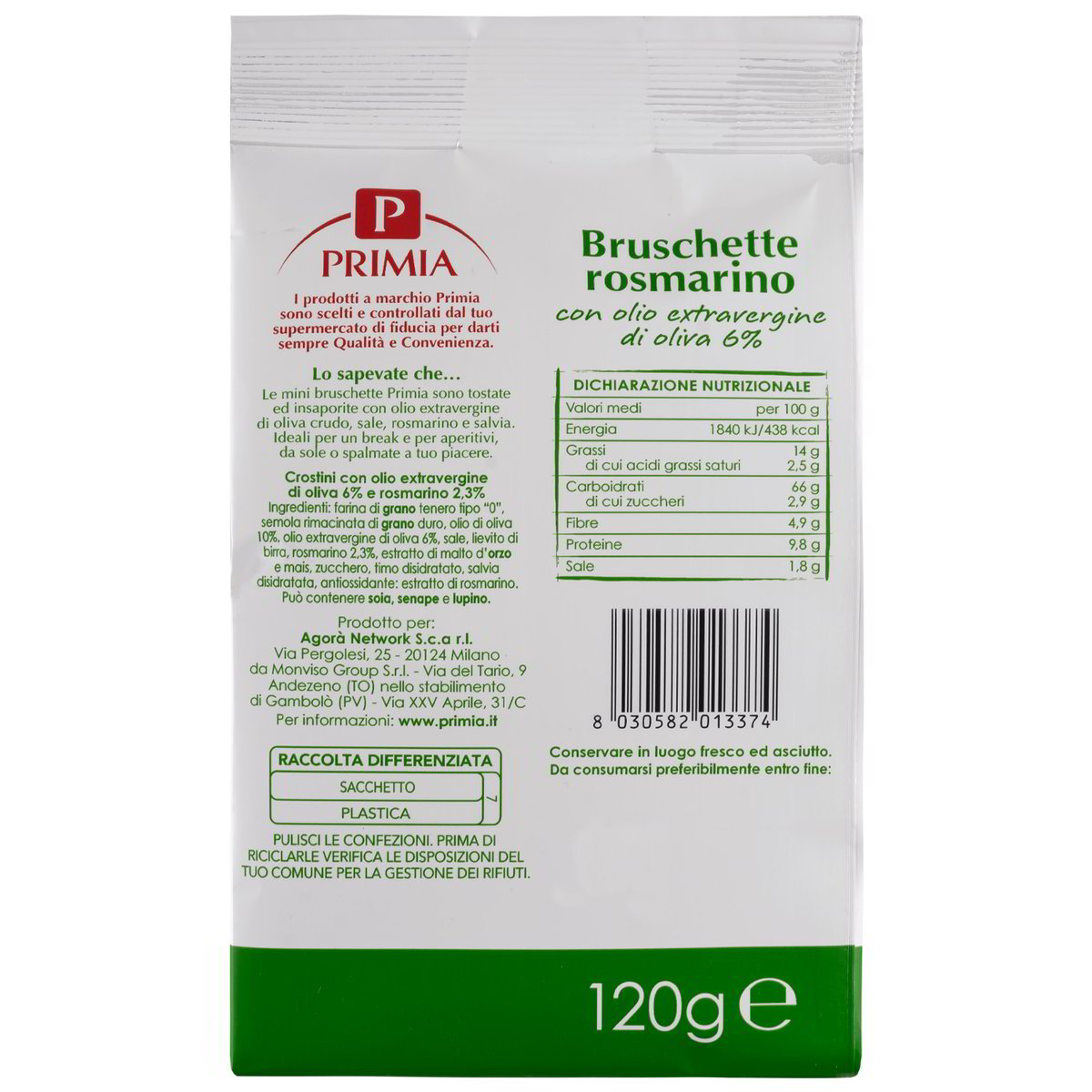 Bruschette al rosmarino