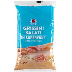 Grissini salati in superficie