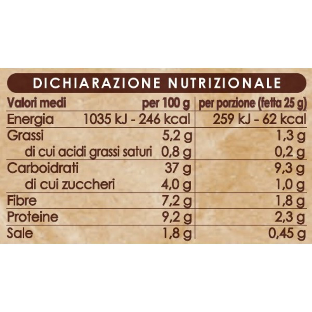 Pane Integrale morbido a fette