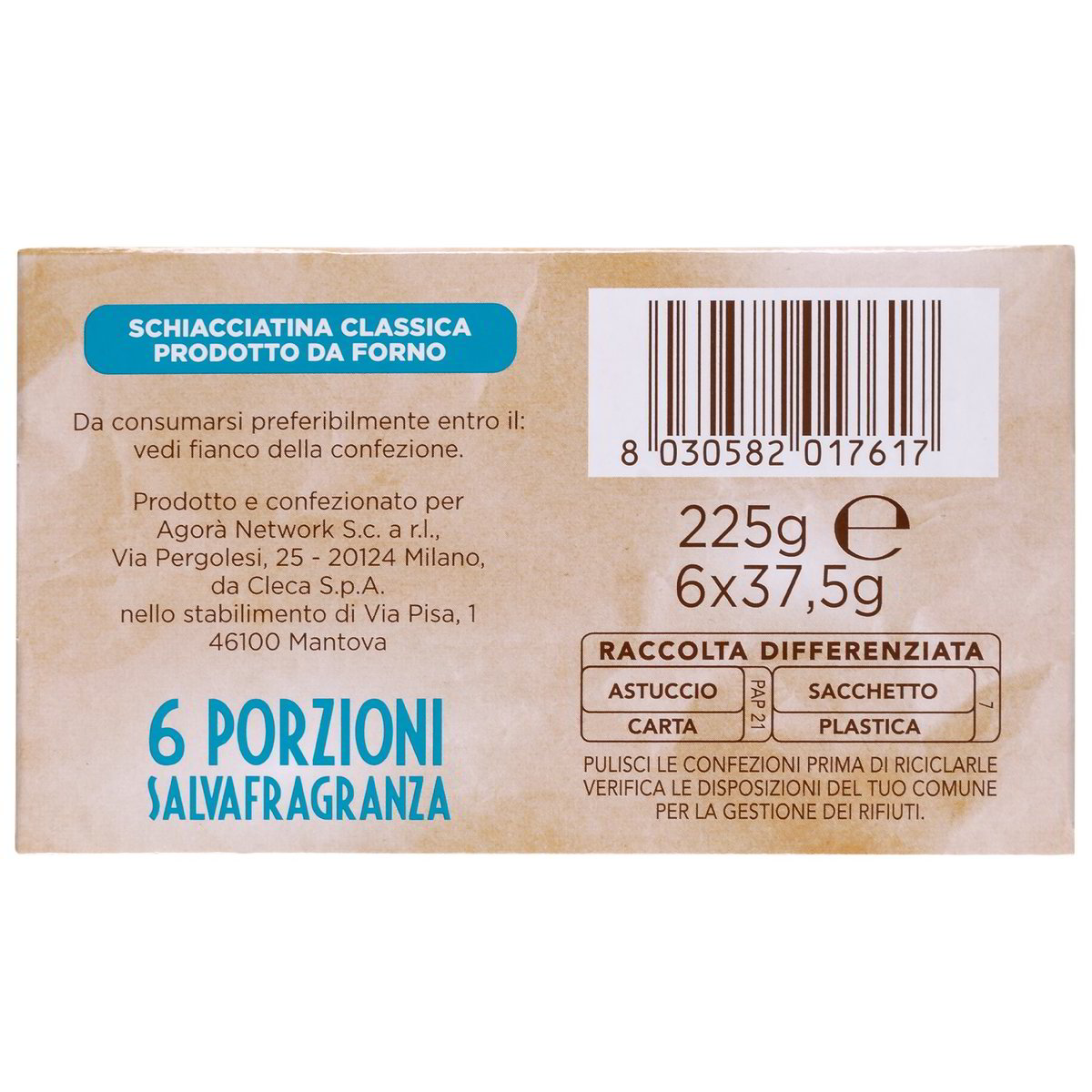 Schiacciatina classica