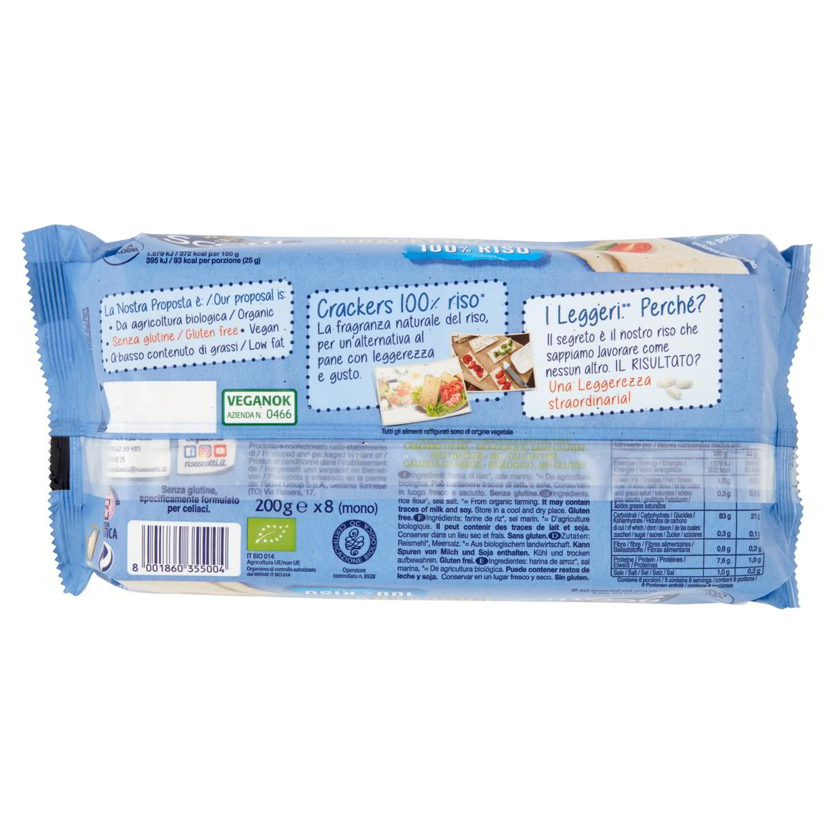 Crackers 100% Riso bio