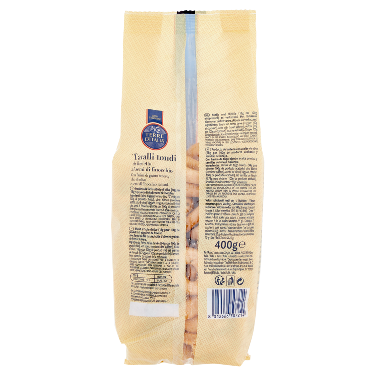 Taralli tondi di Barletta ai semi di finocchio