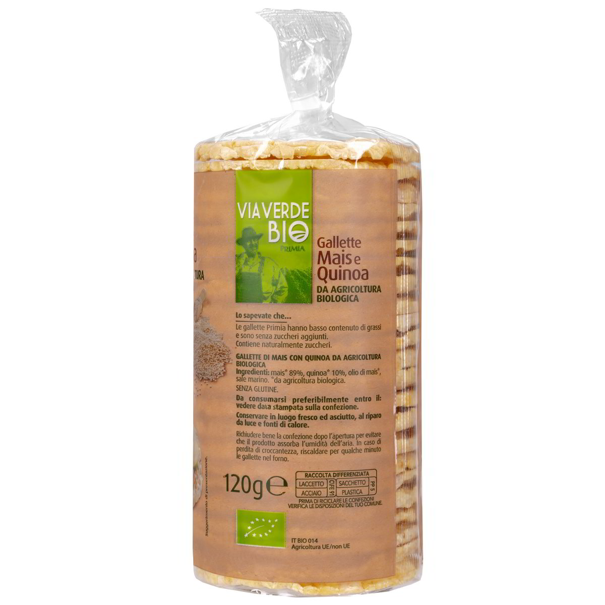 Gallette Mais e Quinoa Via Verde Bio