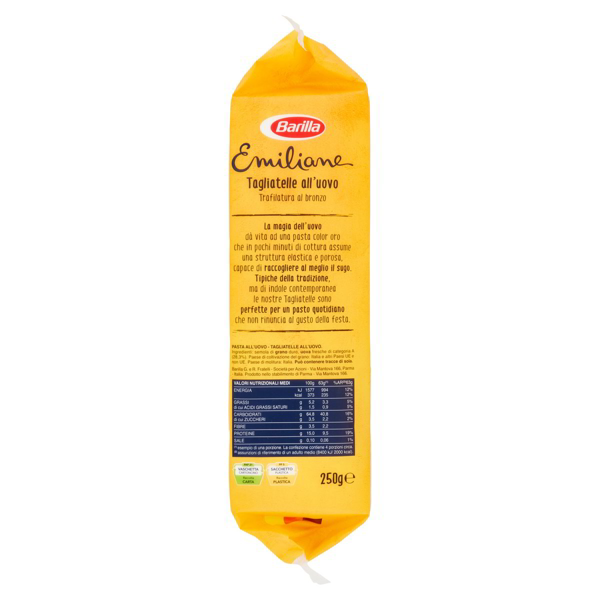 BARILLA – Tagliatelle all'uovo Emiliane