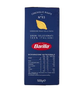 BARILLA – Conchiglie rigate n.93
