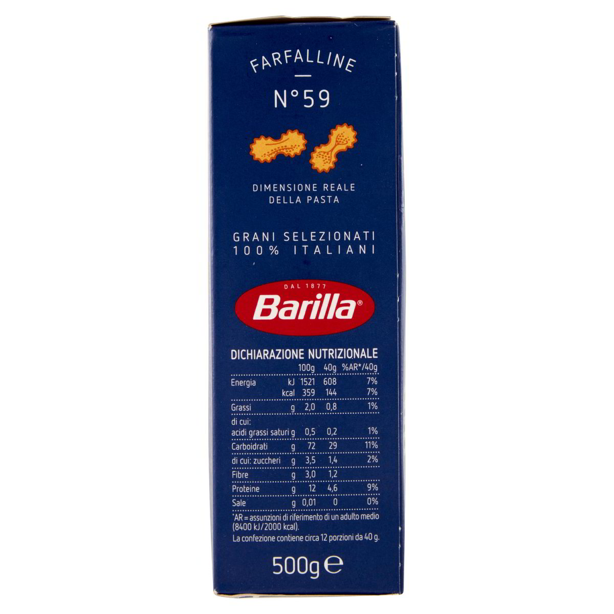 BARILLA – Farfalline n.59
