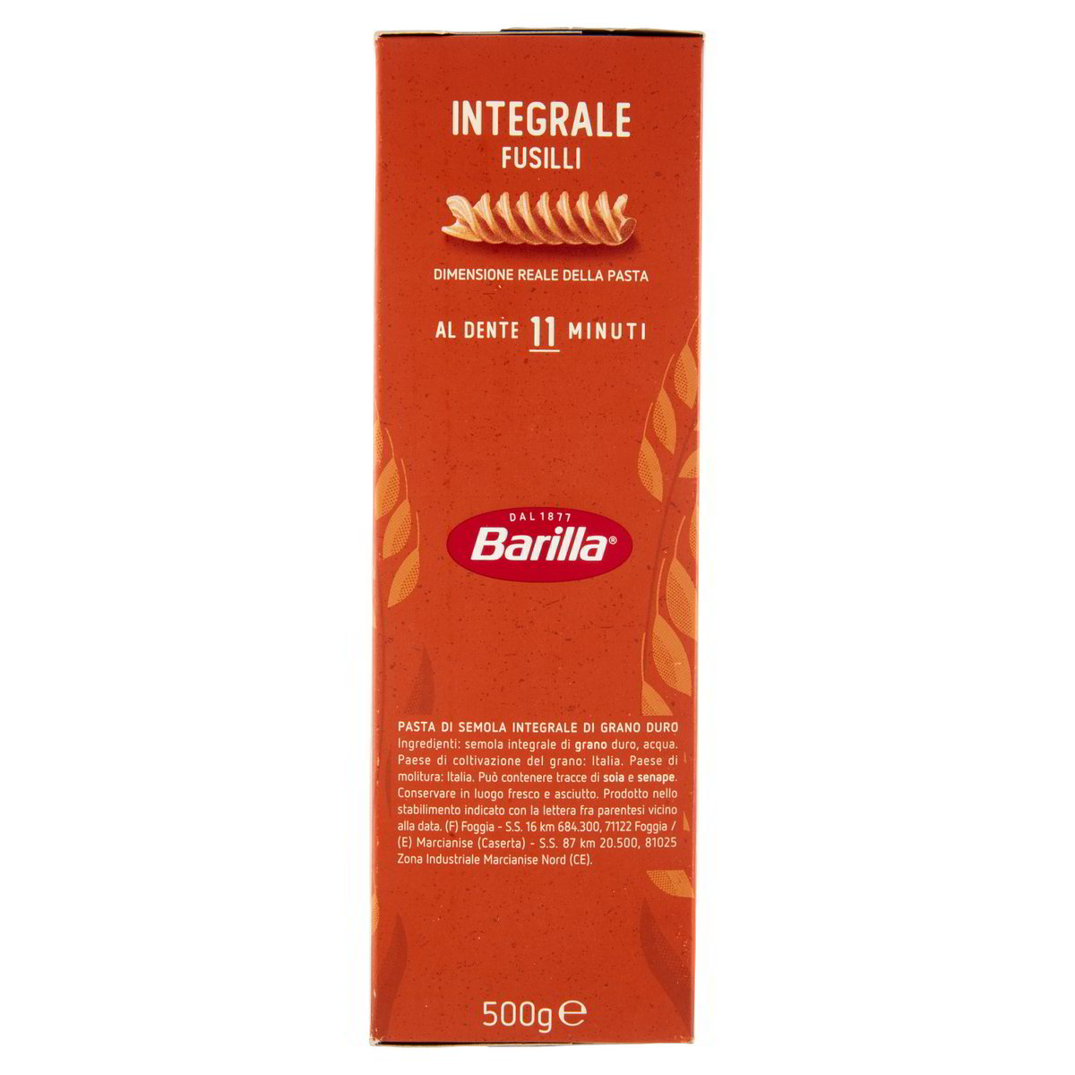 BARILLA – Fusilli integrali