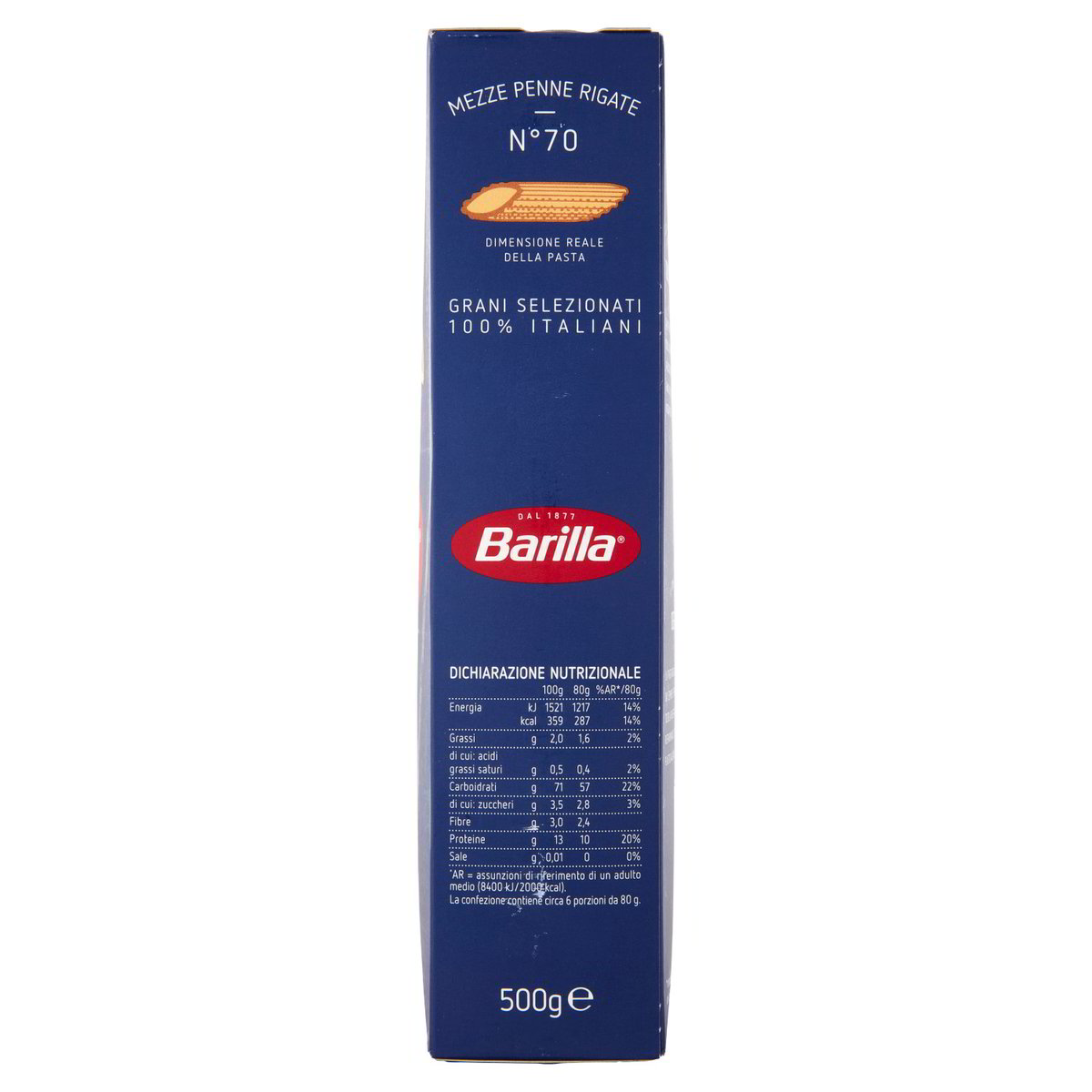 BARILLA – Mezze penne rigate n.70