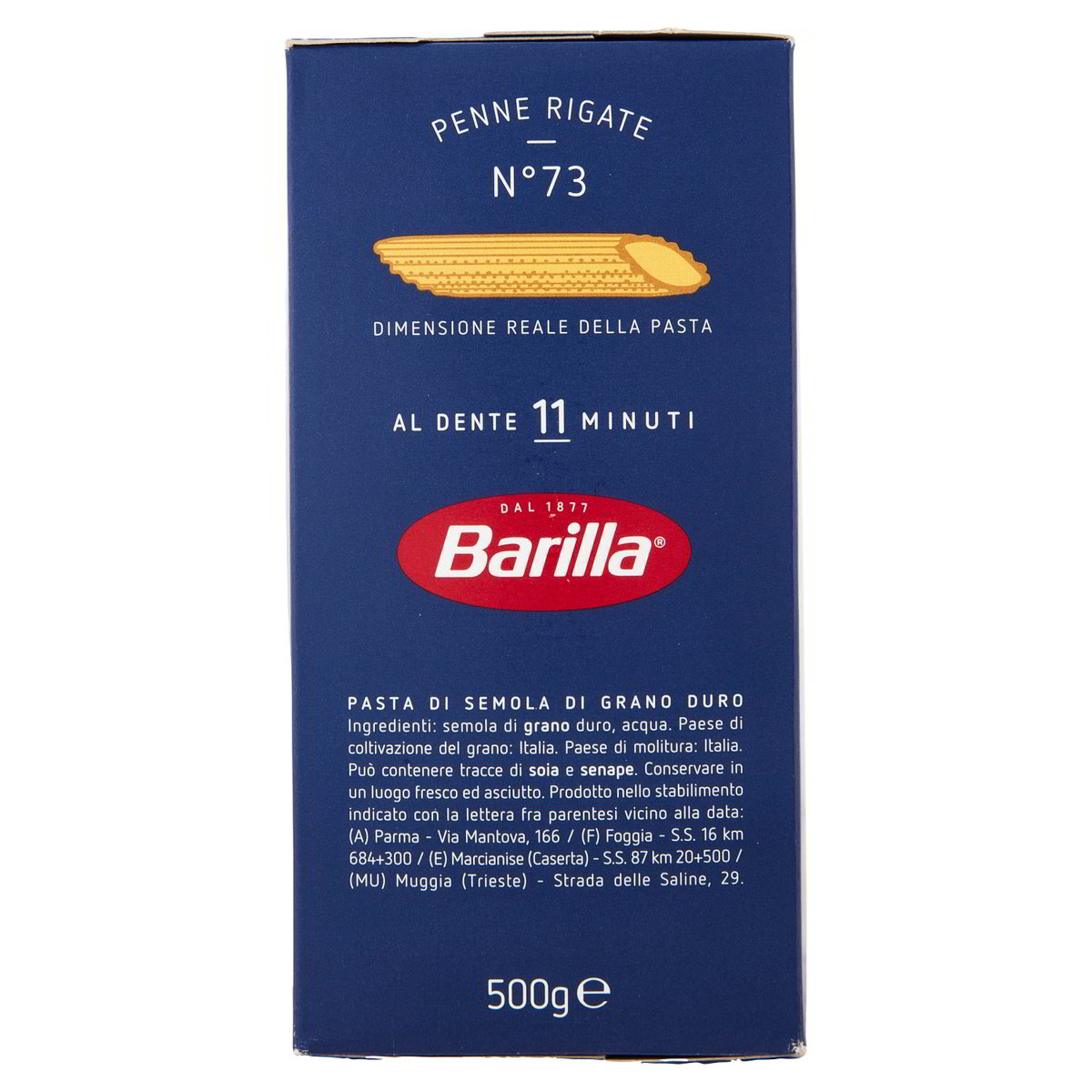 BARILLA – Penne rigate n.73