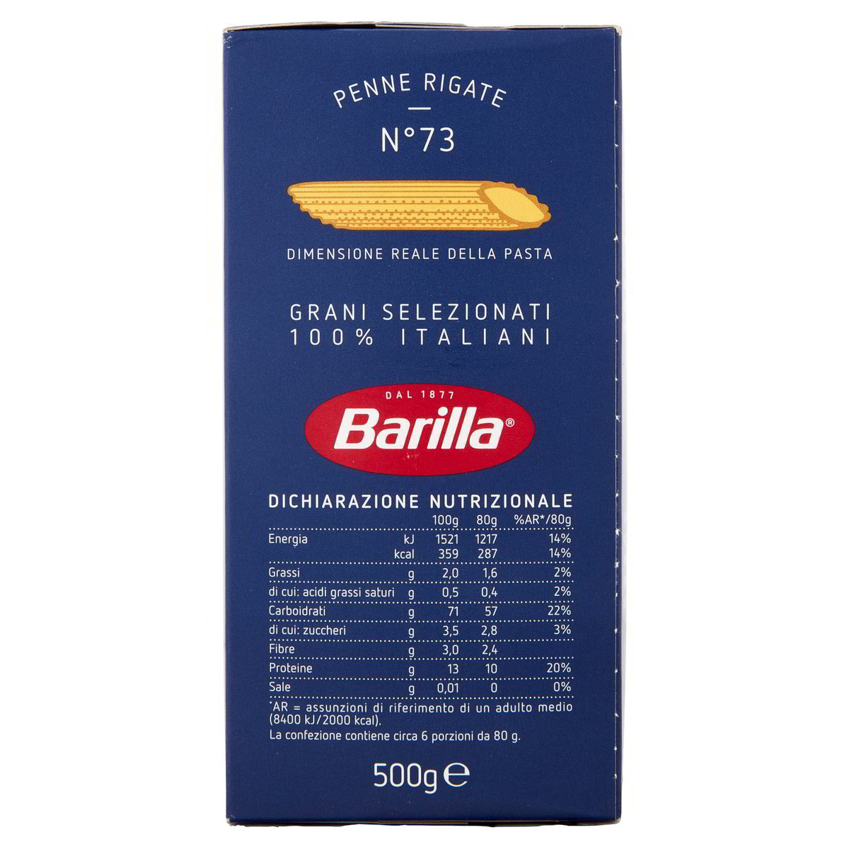 BARILLA – Penne rigate n.73