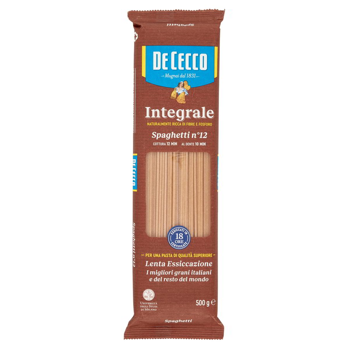 DE CECCO – Spaghetti integrali n.12