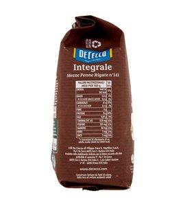 DE CECCO – Mezze Penne Rigate integrali N. 141