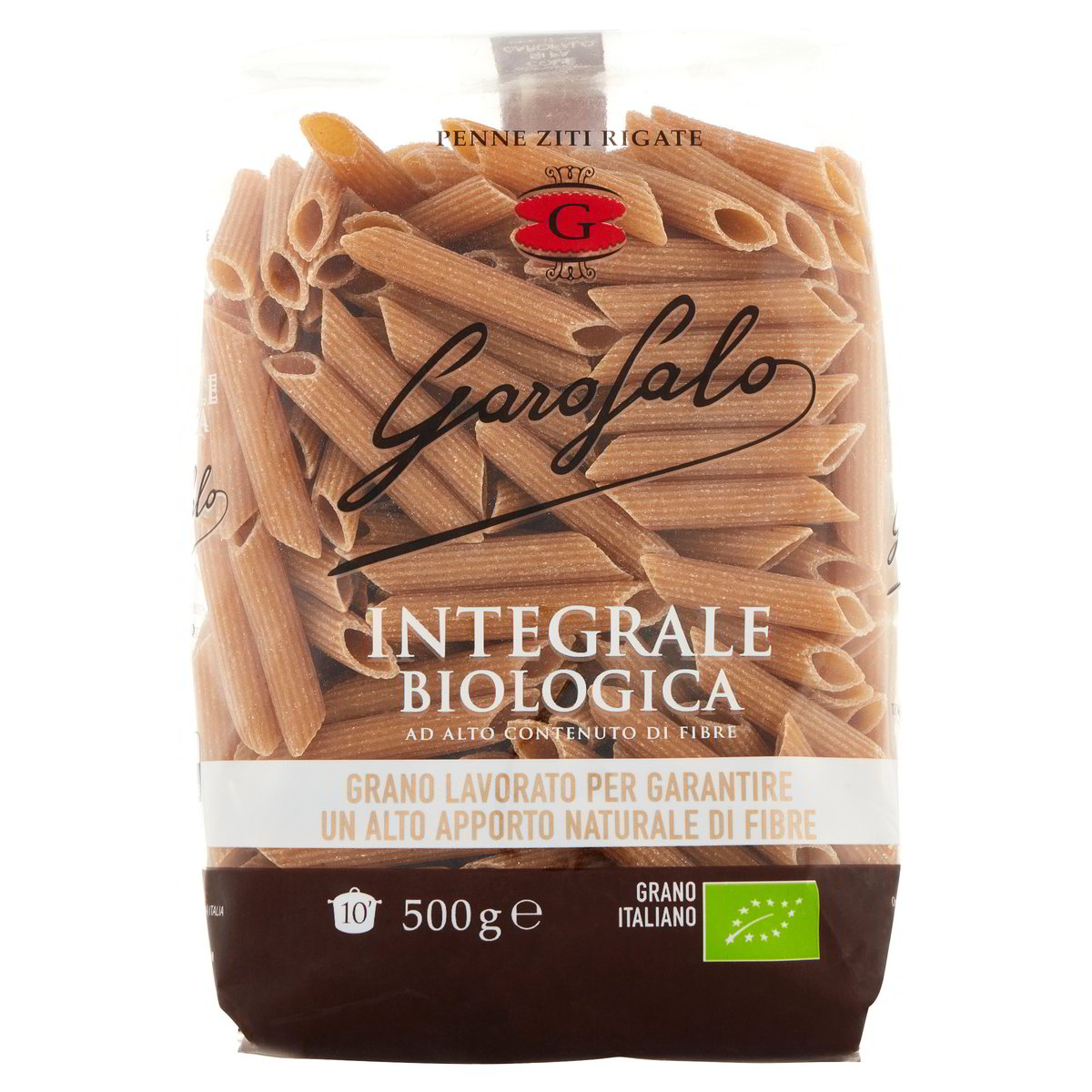 GAROFALO Penne ziti rigate integrali bio