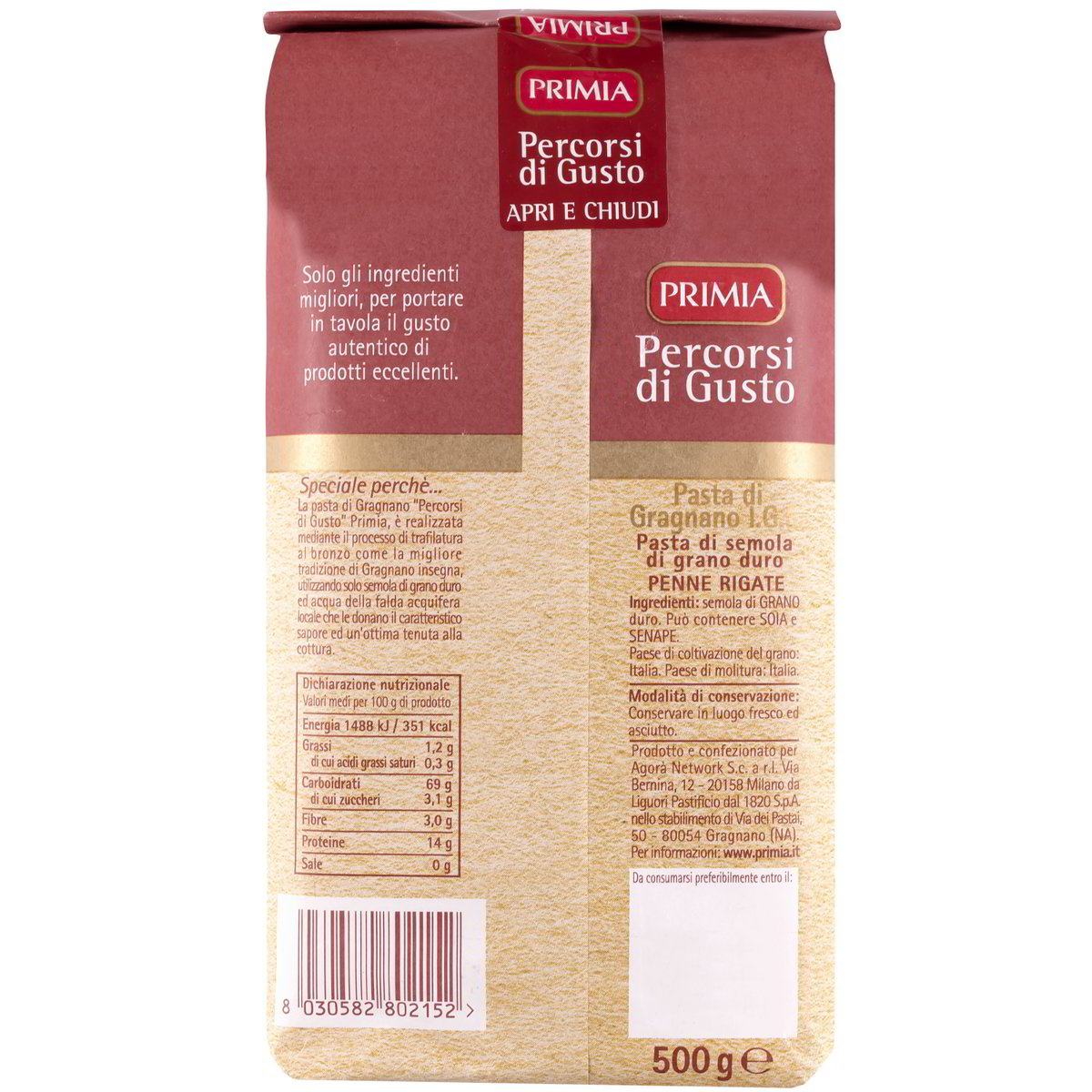 PERCORSI DI GUSTO – Penne rigate