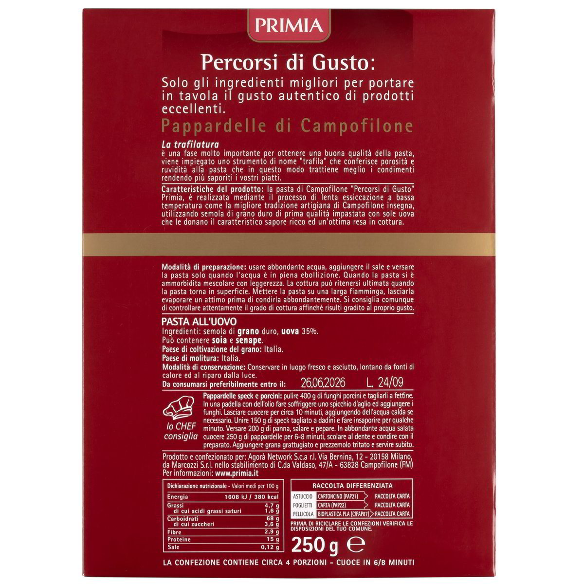 Pappardelle Di Campofilone