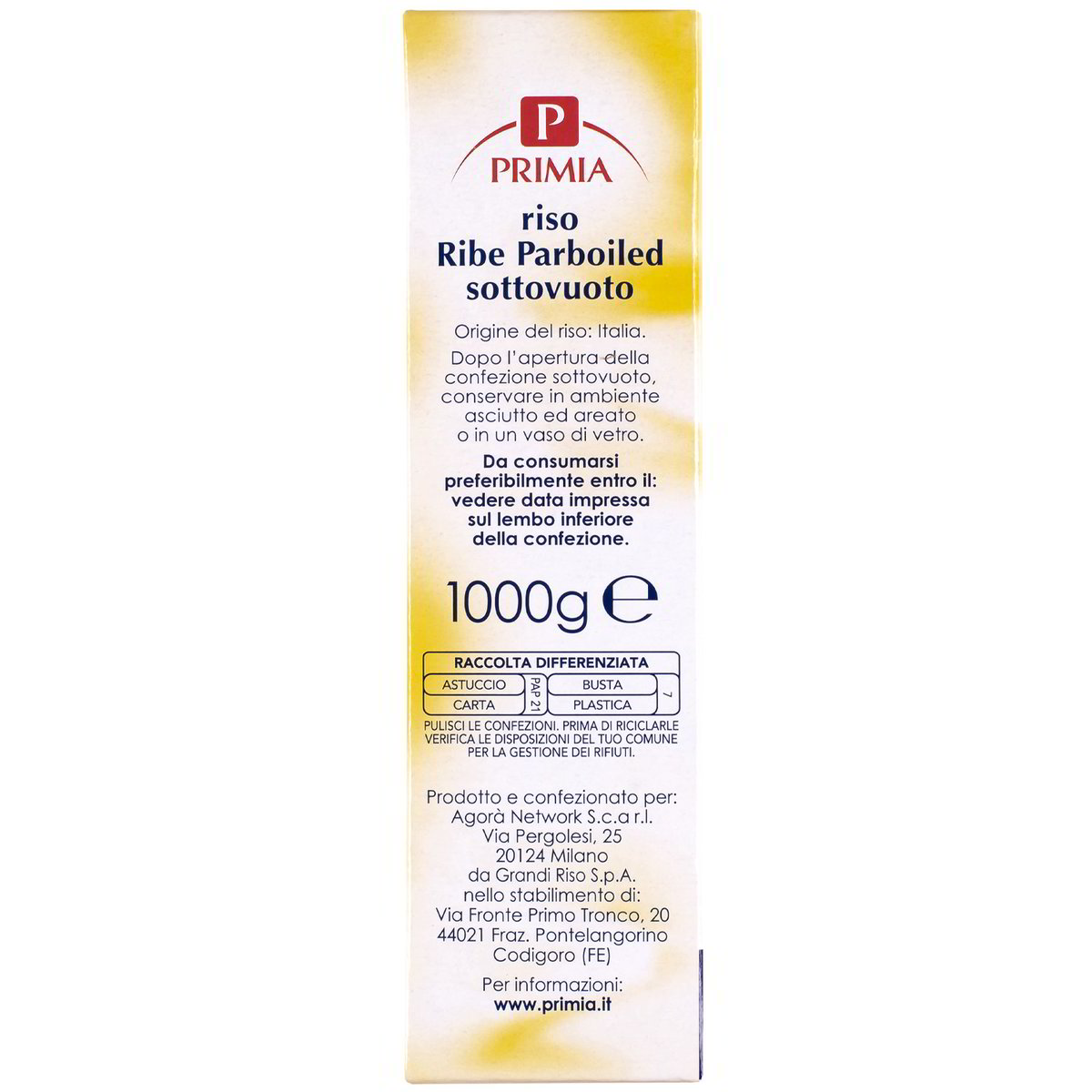 Riso fino Ribe Parboiled