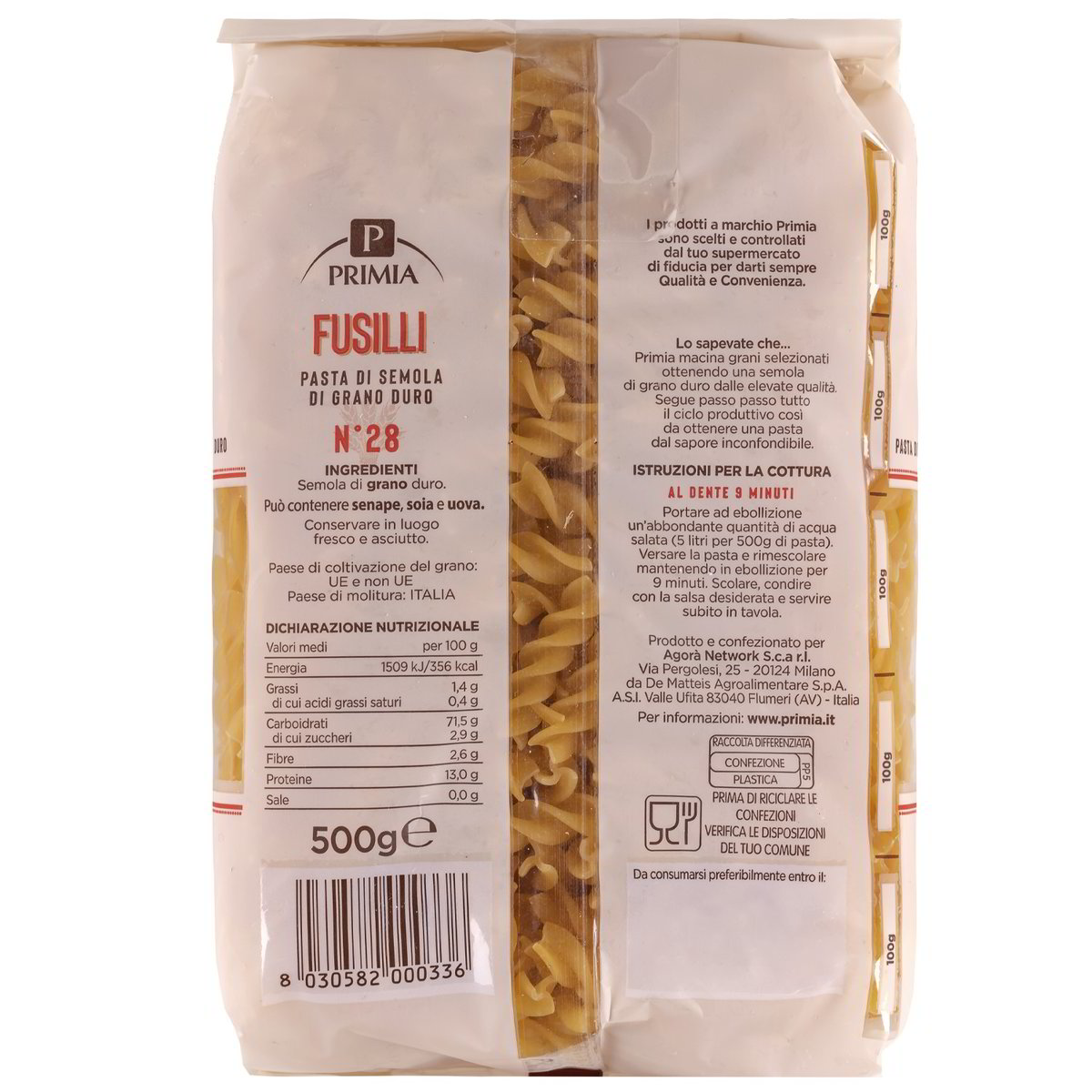 PRIMIA – Fusilli N. 28