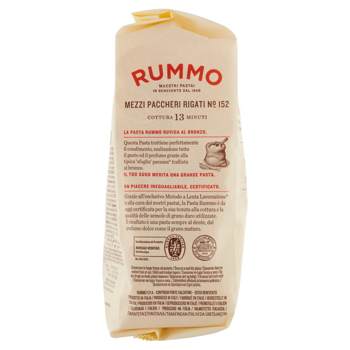 RUMMO Mezzi paccheri rigati n.152