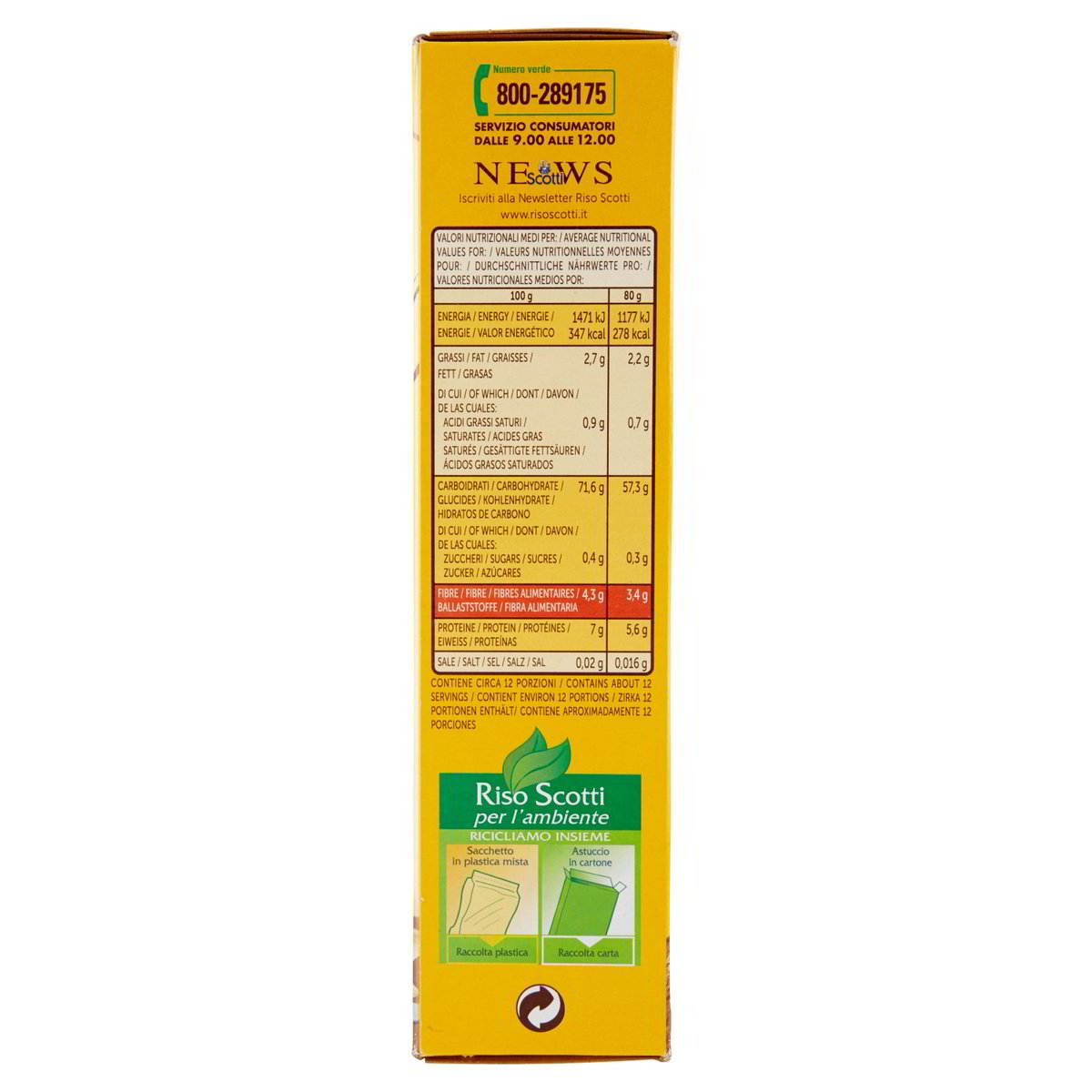 SCOTTI Riso integrale 10'