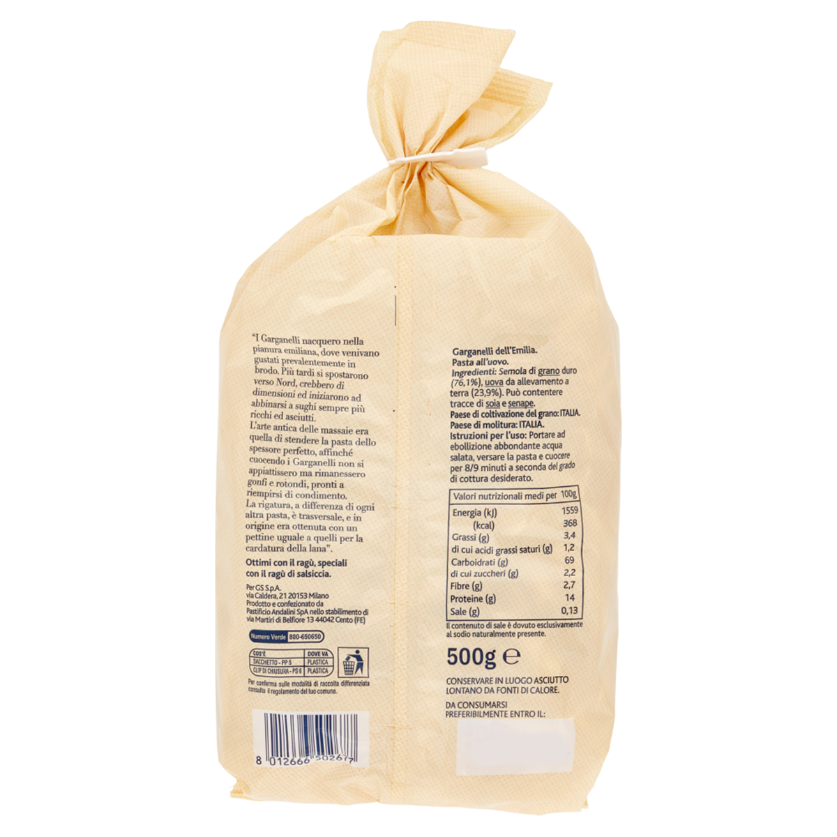 Garganelli dell'Emilia