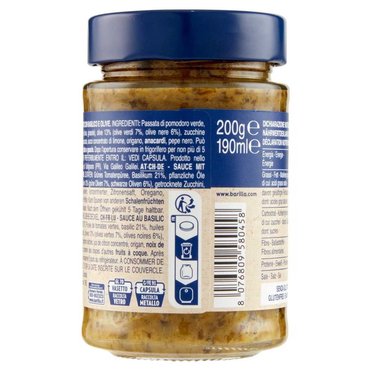 Pesto Rustico Basilico E Olive