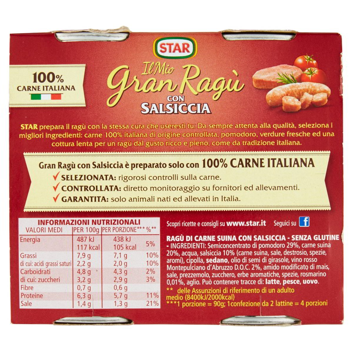 Gran Ragù con Salsiccia